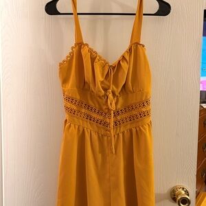 Elegant Mustard Yellow Dress
